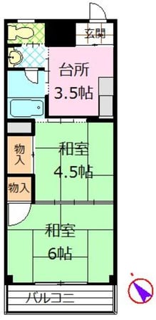 第一堂丸ハイツの物件間取画像